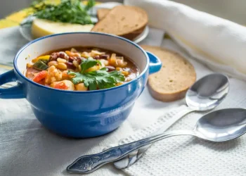Soup Recipe: Hearty Chicken Sausages and Kidney Bean Soup