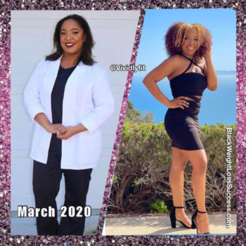 Jasmine lost 26 pounds with healthy eating habits and exercise
