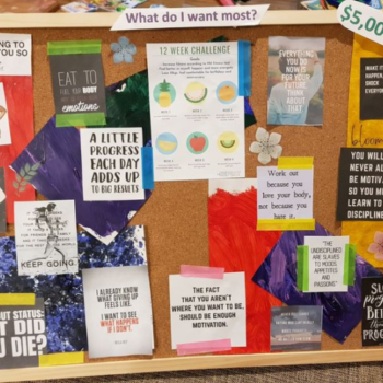 Motivational Board, Mums share their amazing board ideas